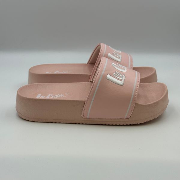 Шльопки рожеві на платформі Lee Cooper 3532 фото